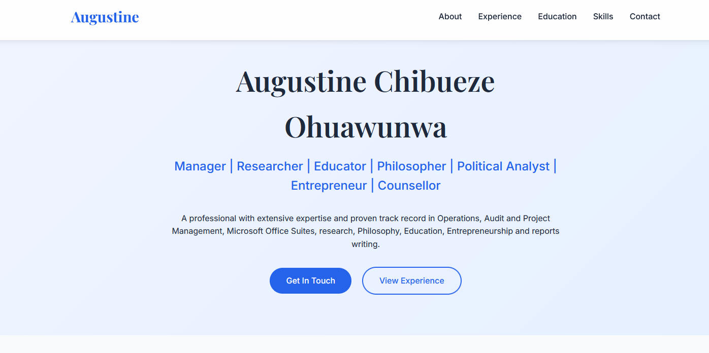 portfolio Website